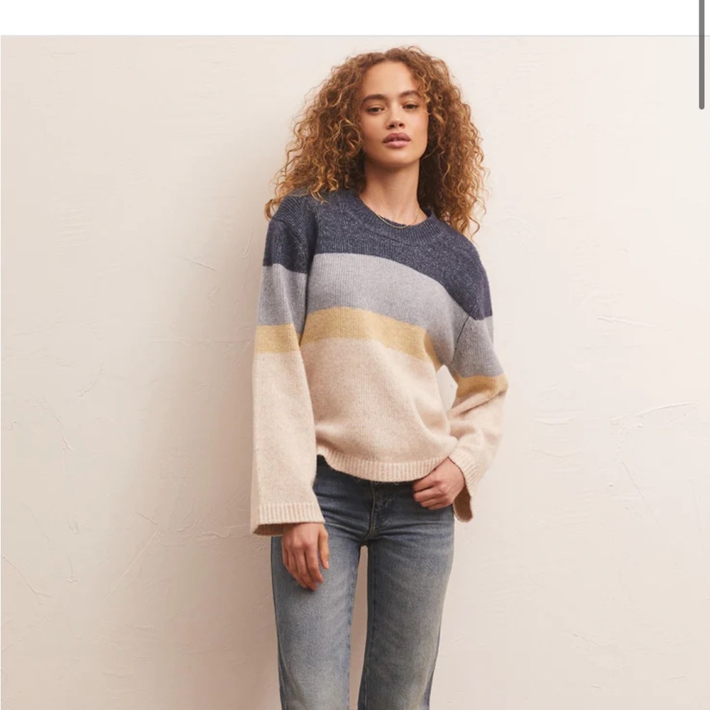 Z Supply Sawyer Stripe Pullover Sweater